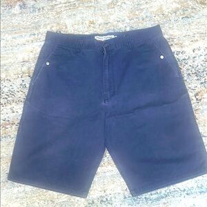 Paul Frank Navy Blue Men's Flat Front Shorts